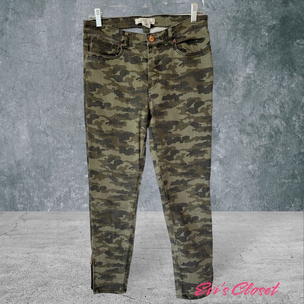 H&M Label of Graded Goods Women’s Sz 10 Slim Jeans Military Green Stretch Pants